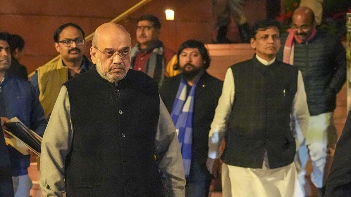 Home Minister Amit Shah in Parliament