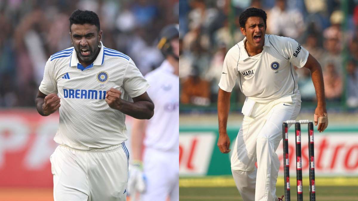 Ravichandran Ashwin and Anil Kumble, IND vs ENG