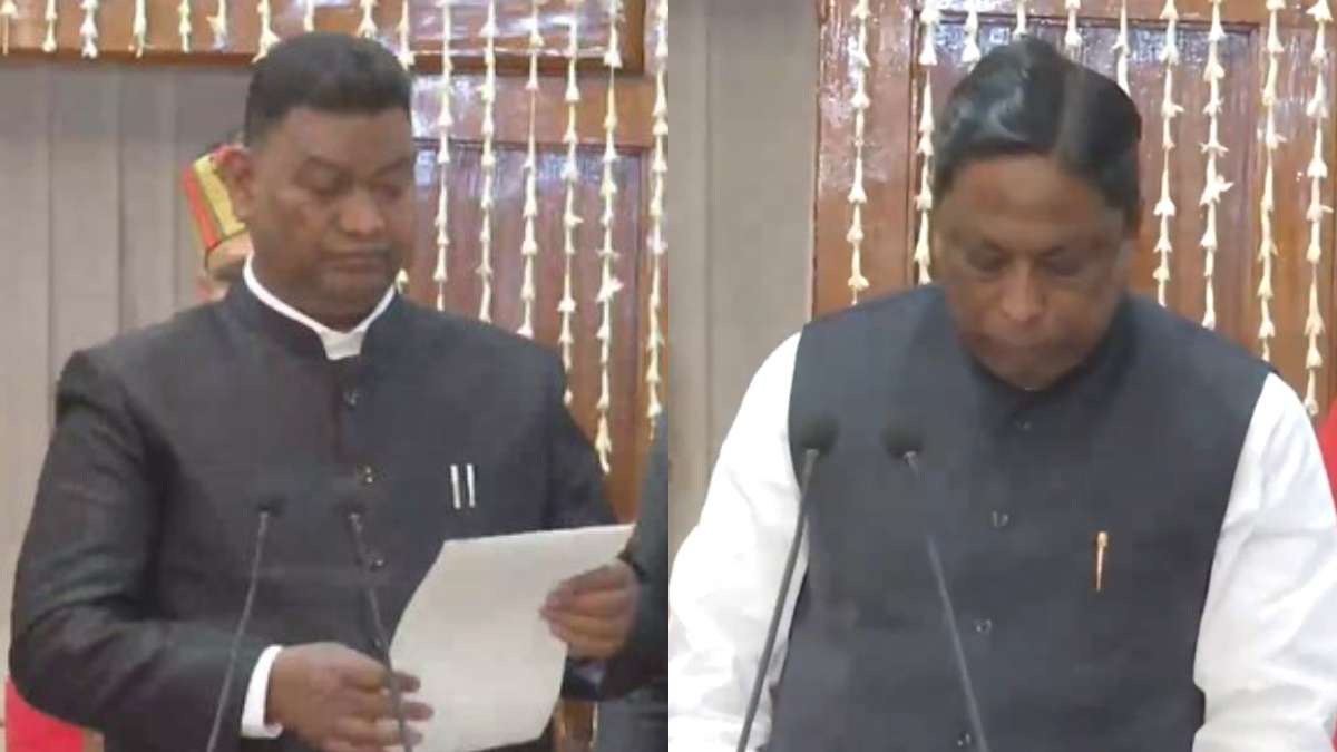 RJD's Satyanand Bhokta and Congress' Alamgir Alam take oath