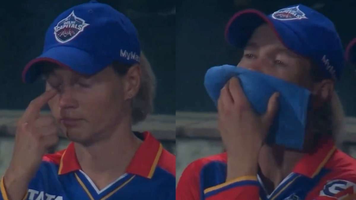 Delhi Capitals skipper Meg Lanning failed to stop tears