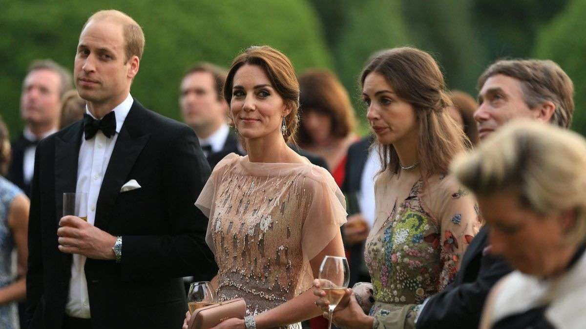 Prince William and Kate Middleton with Rose Hanbury