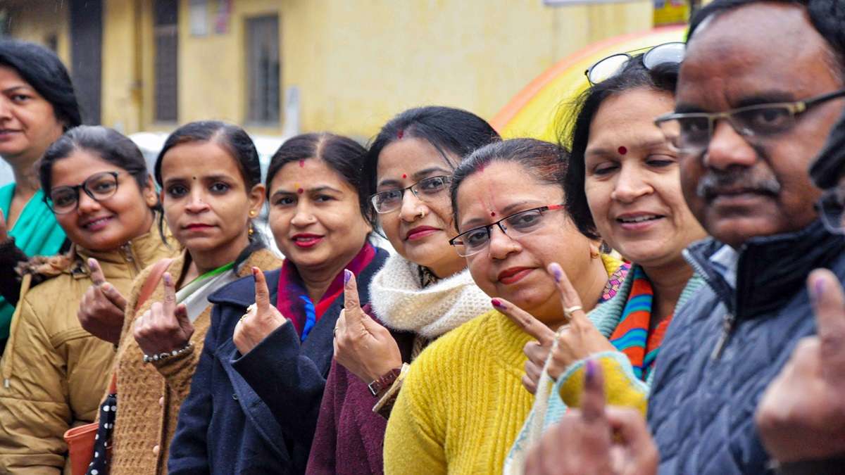 Voters lined up during an election (Representational image)