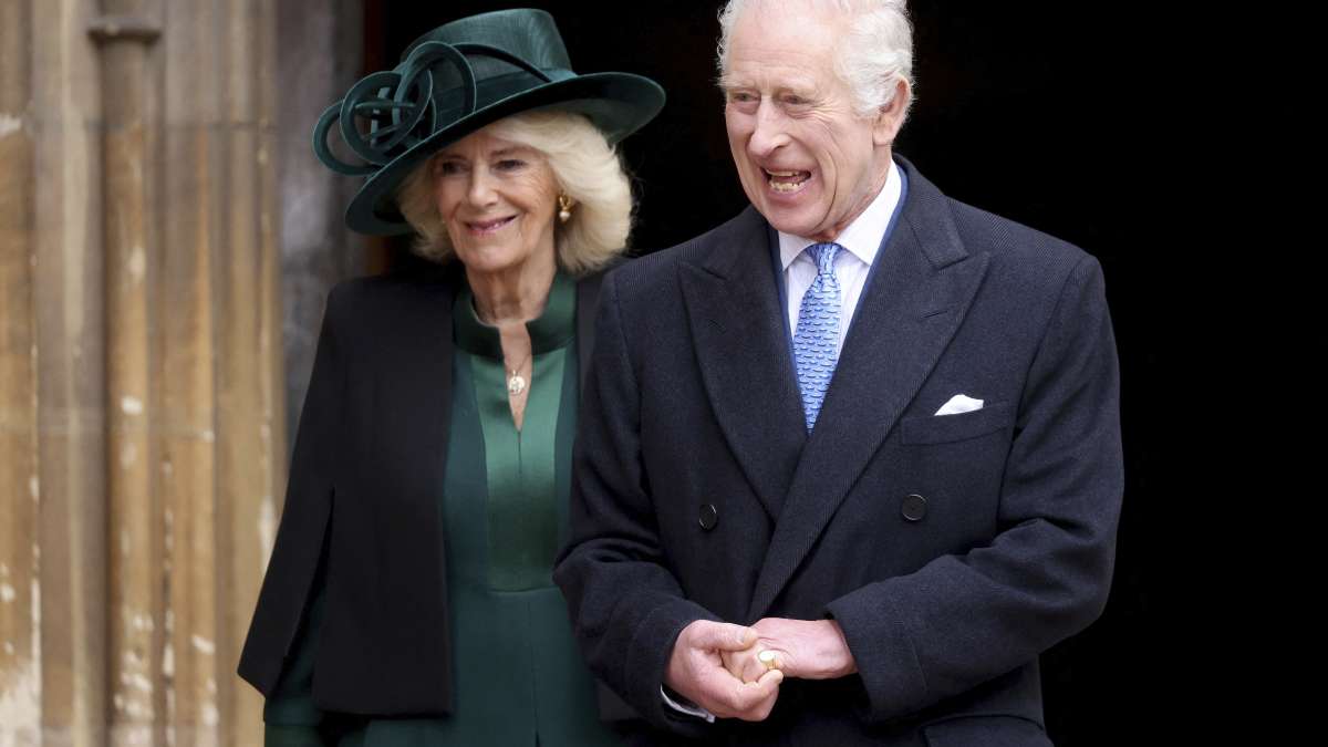 King Charles and his wife Queen Camilla 