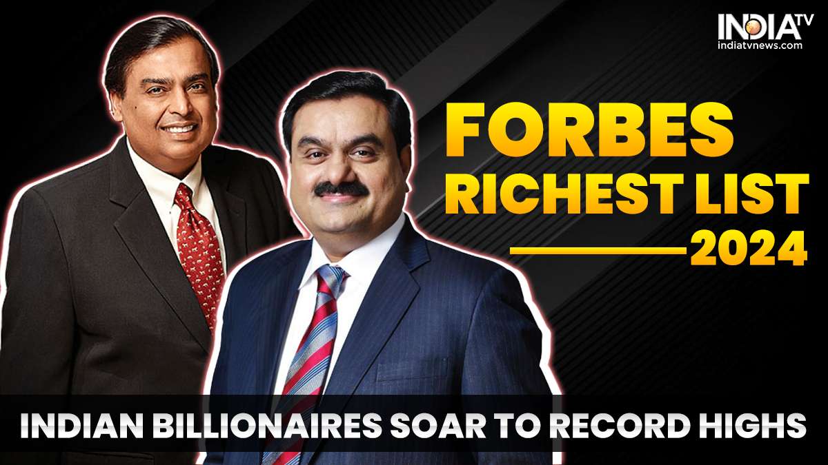 Forbes Richest Indian List: Mukesh Ambani is number one,