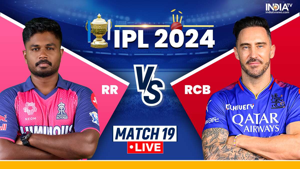 RR vs RCB IPL 2024 Live Score
