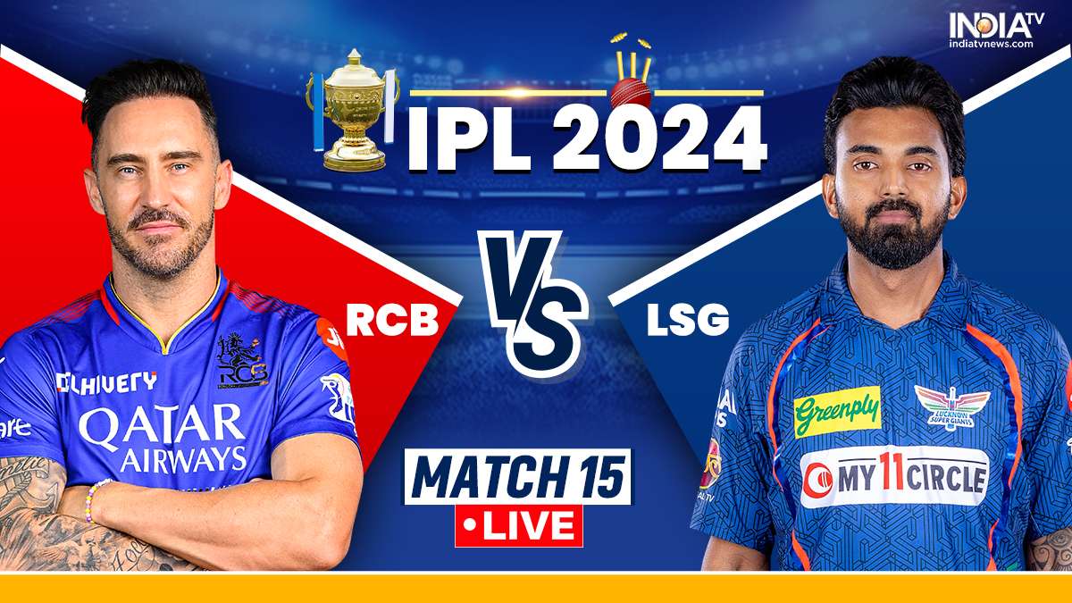 RCB vs LSG, IPL 2024 Live Cricket Score