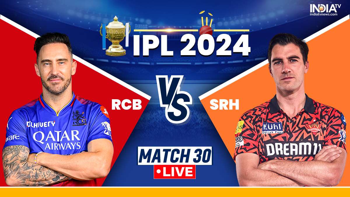 RCB vs SRH, IPL 2024 Live Updates
