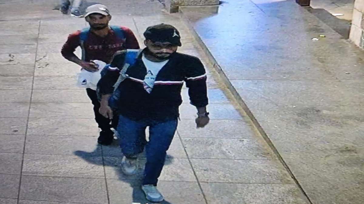 Pictures of two suspects