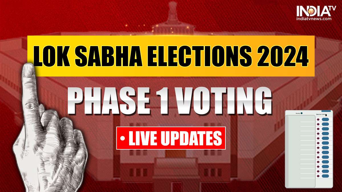 Lok Sabha Elections 2024, phase 1 voting LIVE