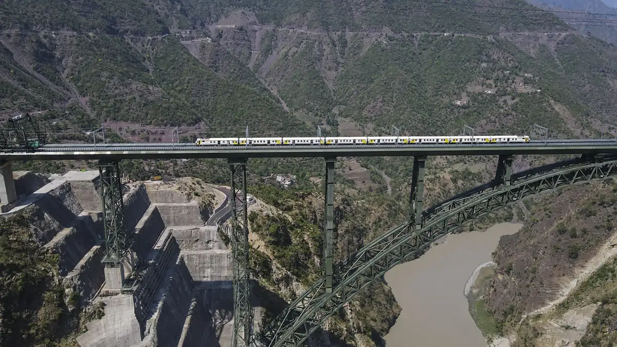 Indian Railway conducts trial run on the worlds highest