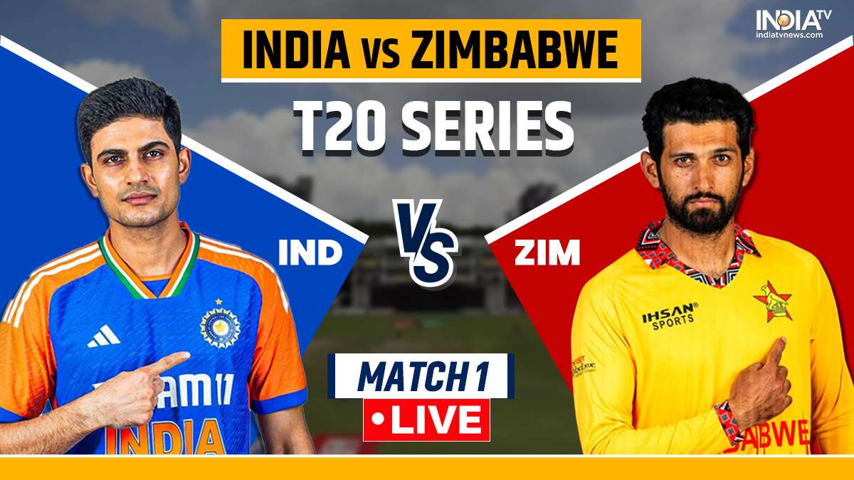 IND vs ZIM, 1st T20I Live Score Shubman Gill leads newlook India to