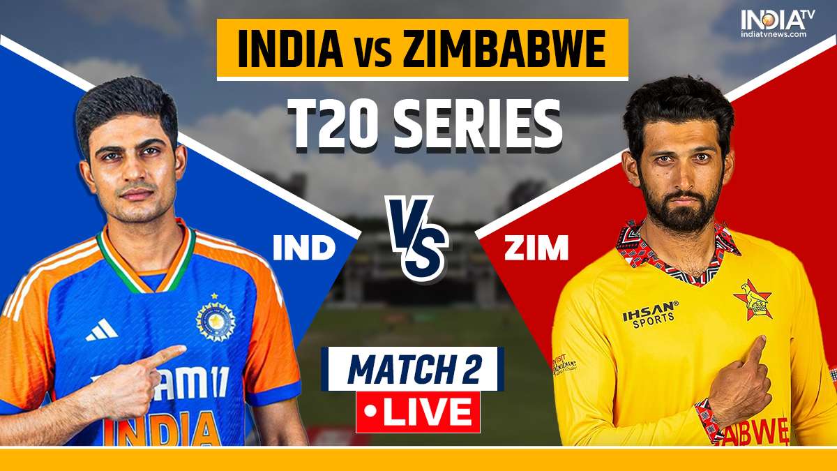 IND vs ZIM live score, 2nd T20I India vs Zimbabwe live, latest updates