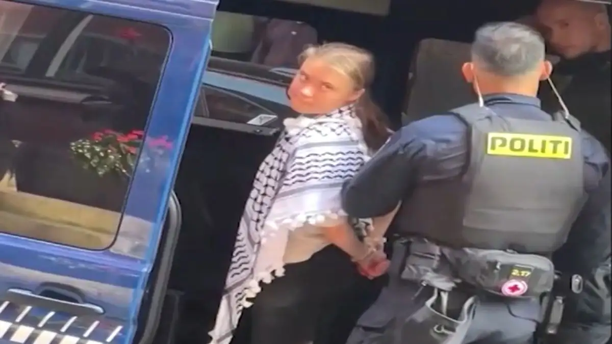 Greta Thunberg, popular climate activist, detained in Copenhagen during  Gaza war protest | VIDEO | World News – India TV