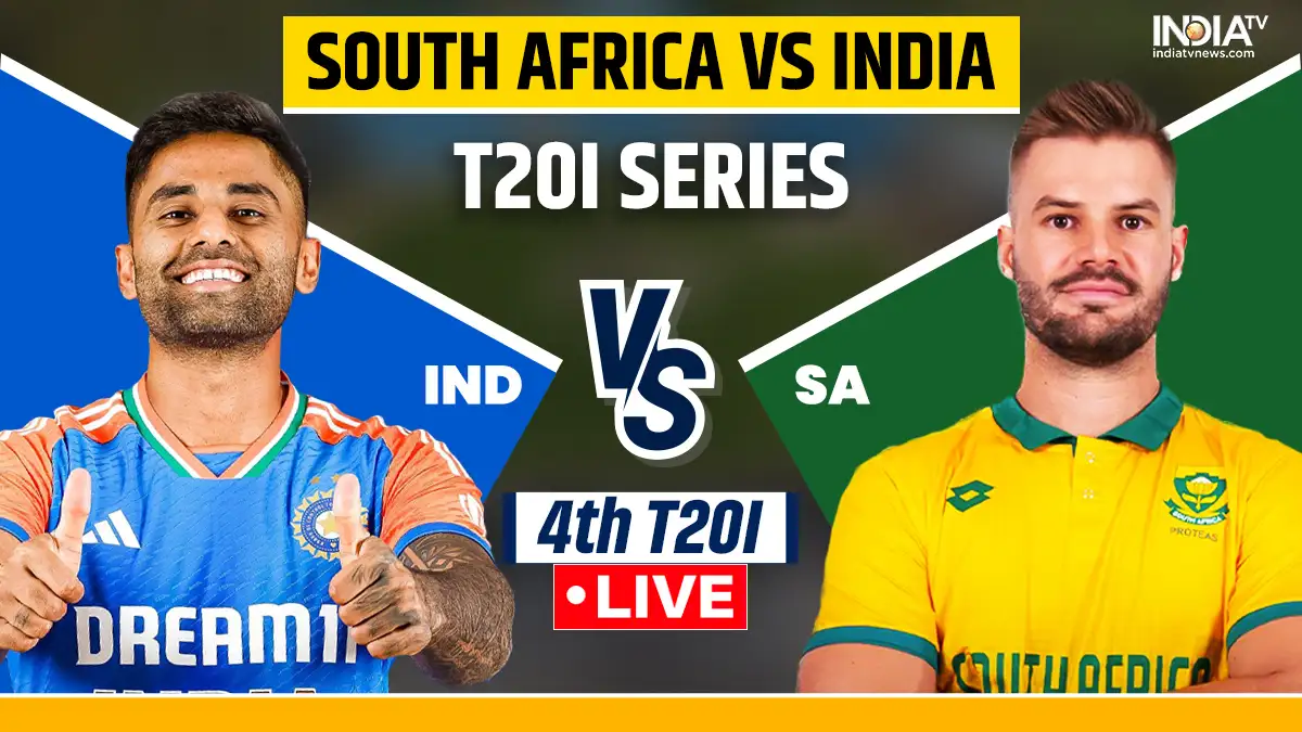 IND vs SA, चौथा T20I लाइव स्कोर और मैच अपडेट