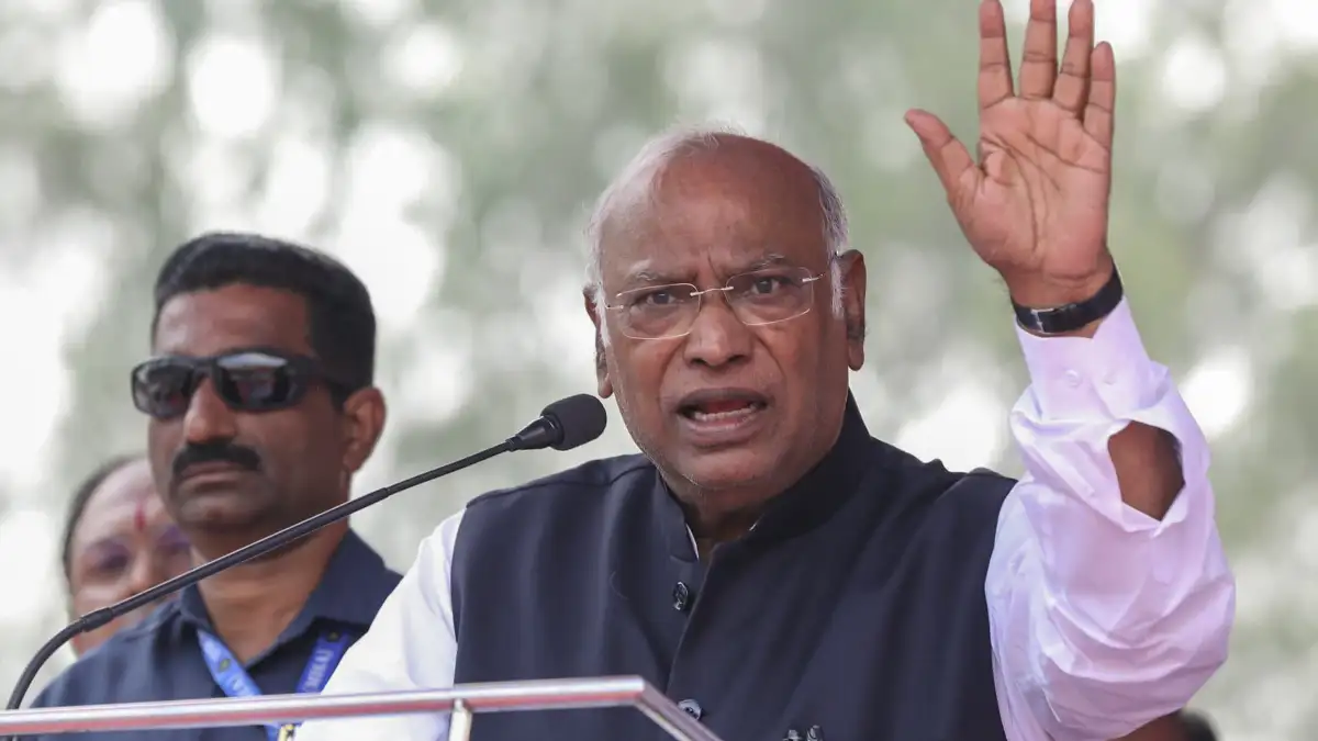 Congress president Mallikarjun Kharge