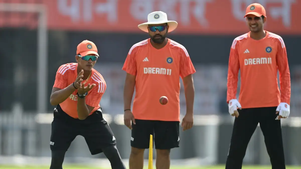 Yashasvi Jaiswal, Rohit Sharma and Shubman Gill