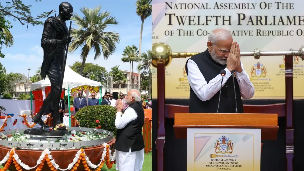 PM Modi in Guyana