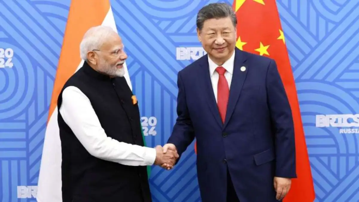 PM Modi with Chinese President Xi Jinping 