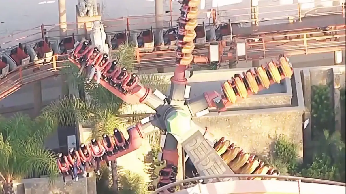 Riders rescued after being stuck mid-air at California amusement park