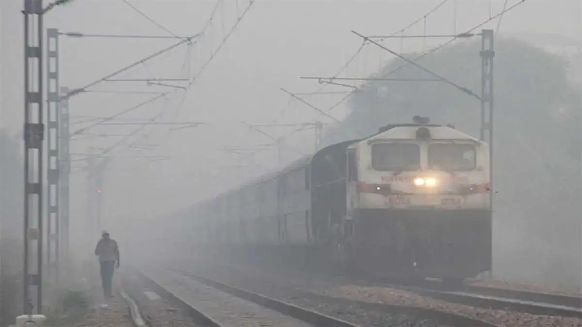 Over 30 trains delayed as dense fog blankets several regions across North India 