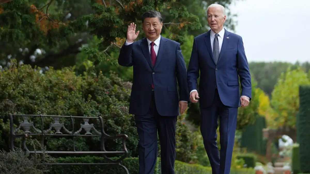 US President Joe Biden and his Chinese counterpart Xi