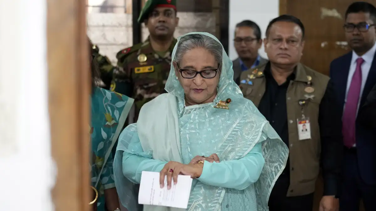 Former Bangladesh Prime Minister Sheikh Hasina