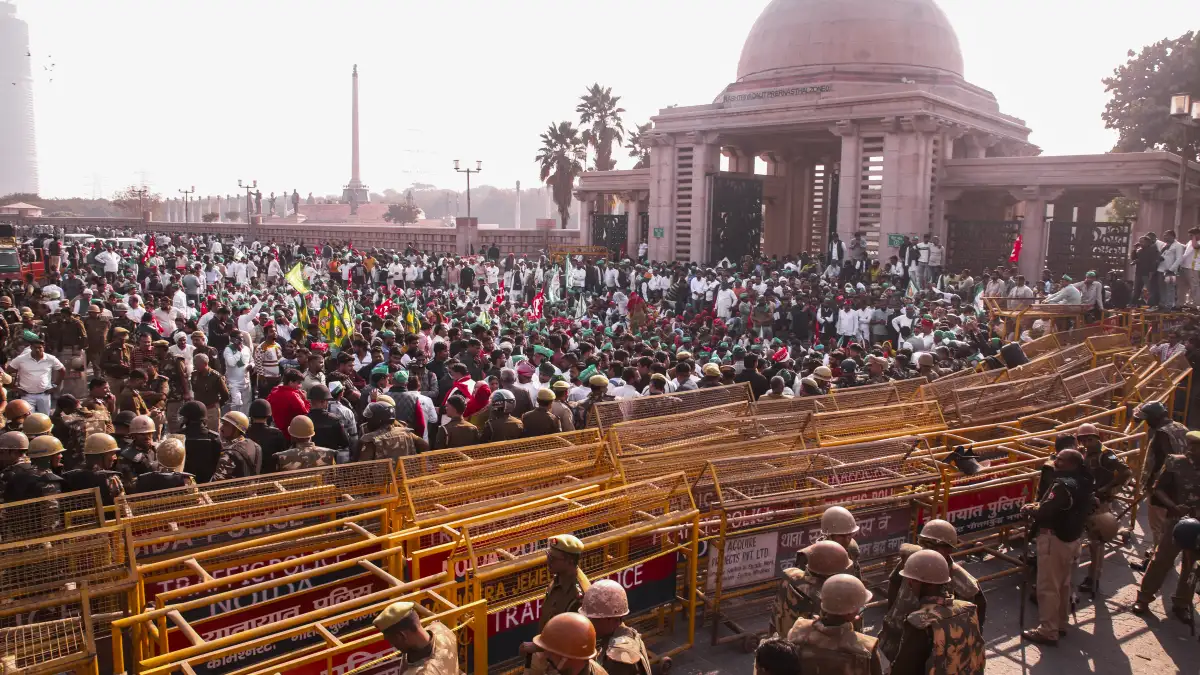 Farmers protest, Dalit Prerna Sthal,