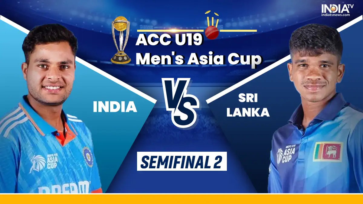 India U19 vs Sri Lanka U19 Live Score.