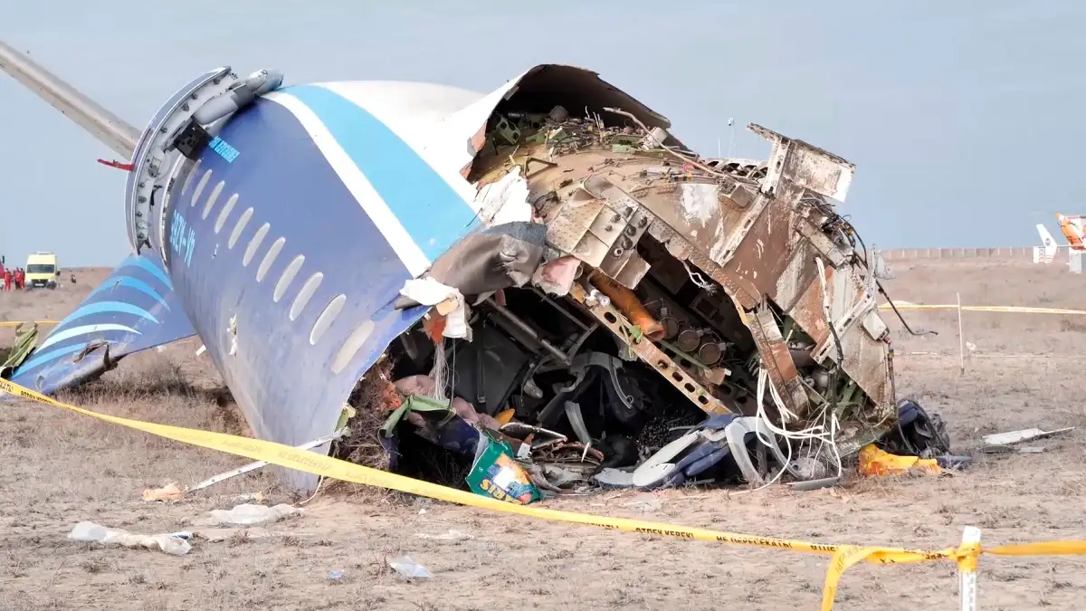 The plane was flying from Azerbaijan's capital of Baku to Grozny.