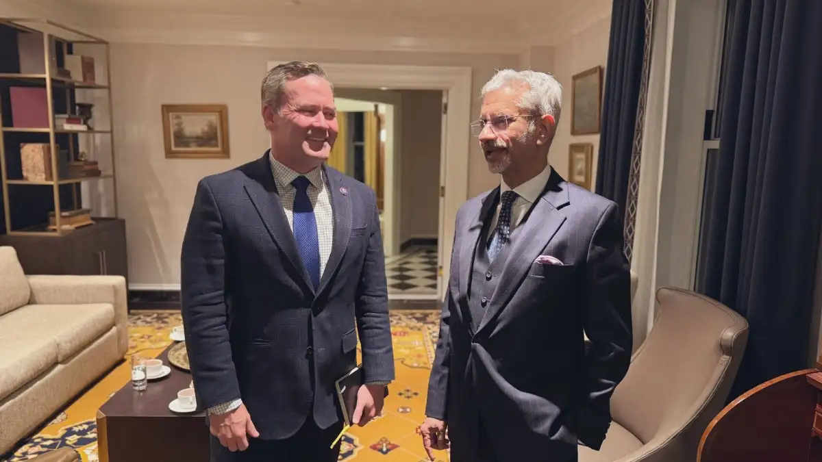 EAM Jaishankar met Trump's NSA pick Michael Waltz.