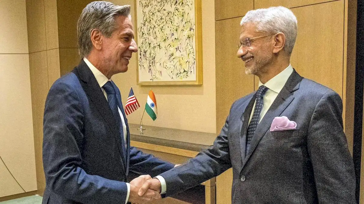 EAM Jaishankar met US Secretary of State, Antony Blinken, in Washington DC. 