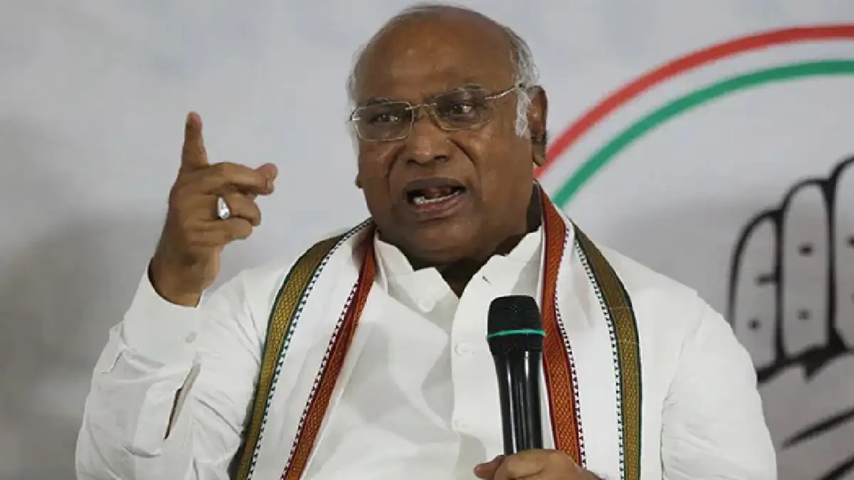 Congress president Mallikarjun Kharge 