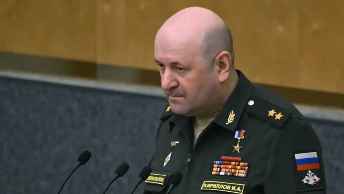 Lieutenant General Igor Kirillov, head of Russia’s chemical and biological defense forces, killed i