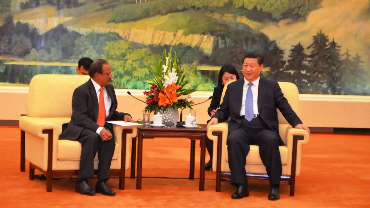 National Security Advisor Ajit Doval with Chinese President