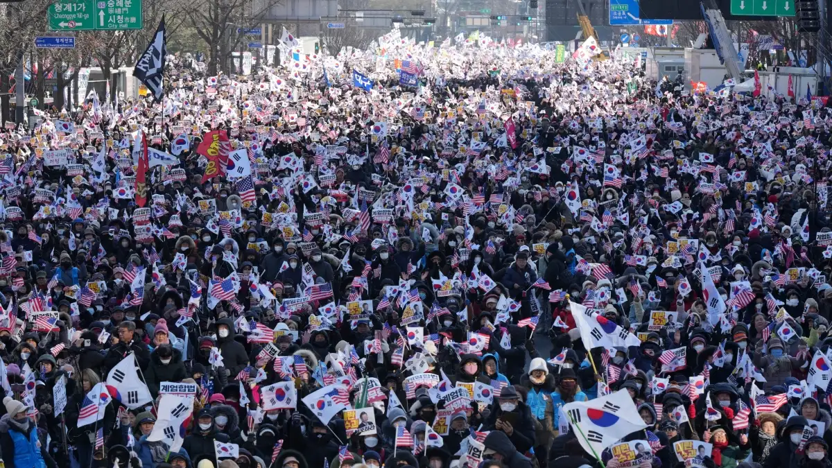 South Korea faces political turmoil following the impeachment of acting president Han Duck-soo.
