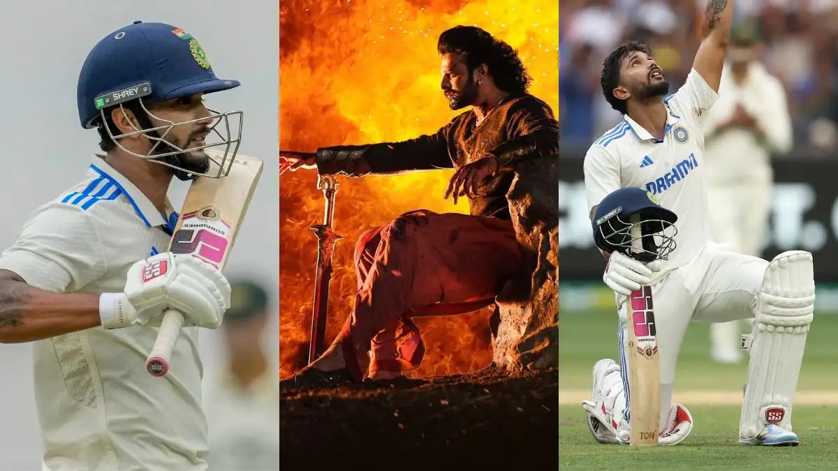 Nitish Reddy was literally on 'fire' mode as he reached his