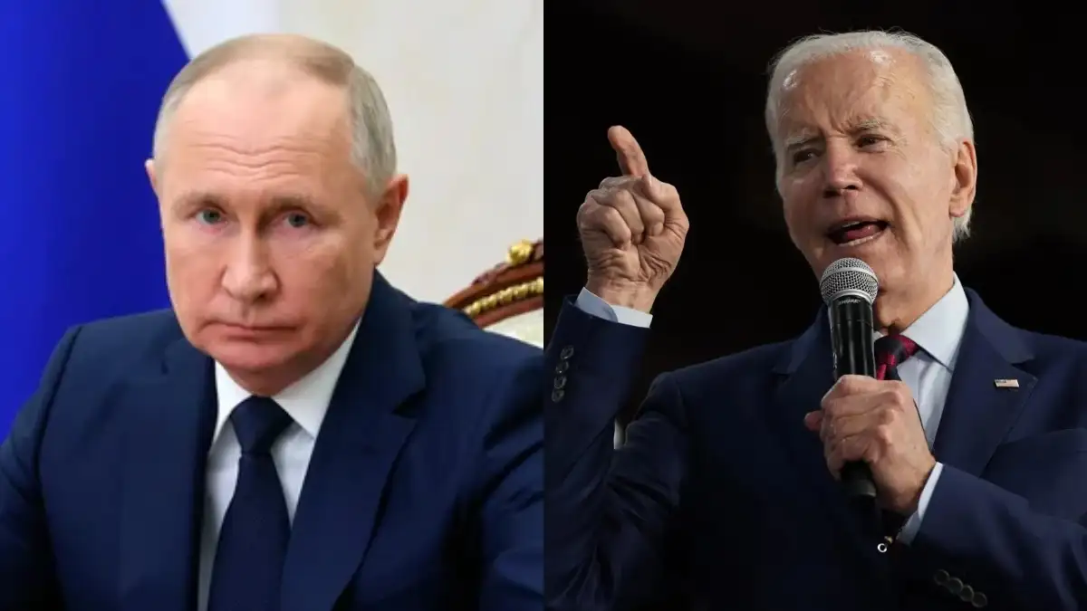 Russian President Vladimir Putin, US President Joe Biden