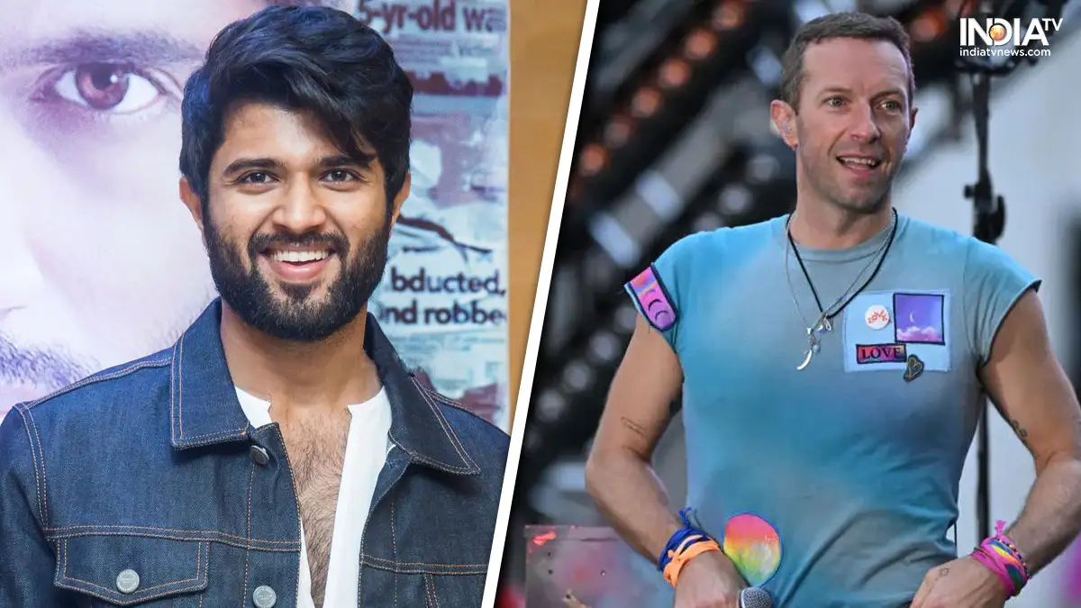 Vijay Deverakonda’s fun reaction to Coldplay’s Chris Martin’s Telangana joke goes viral – India TV