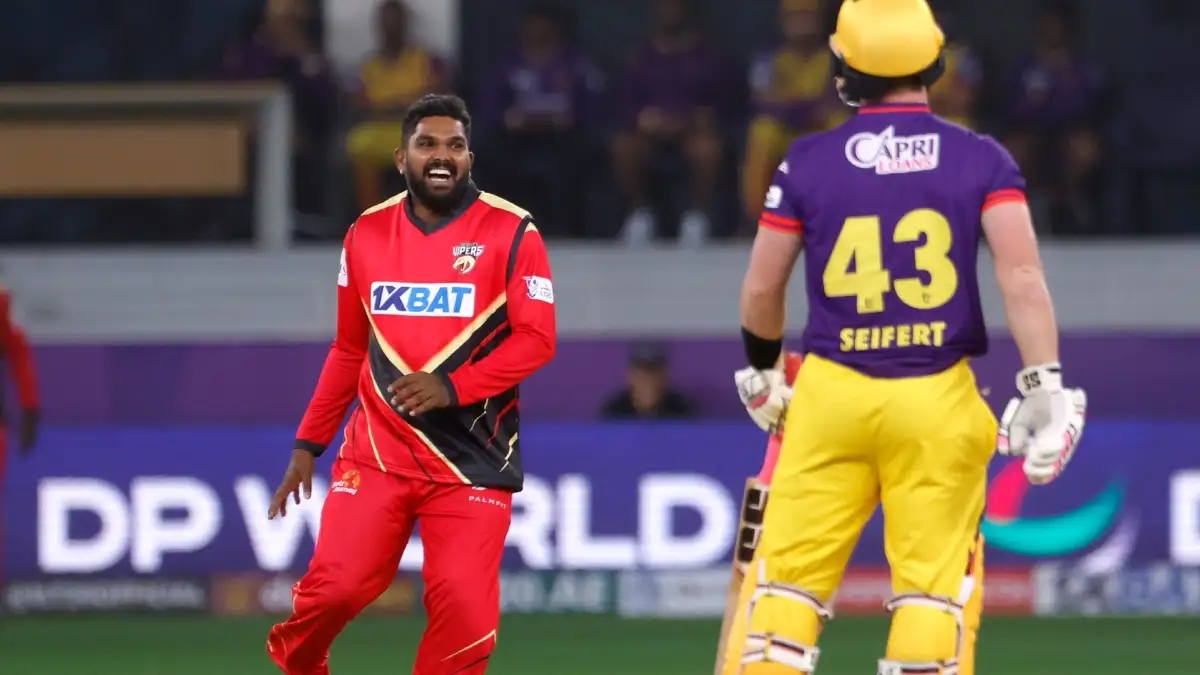 Wanindu Hasaranga was the star of the show for the Desert