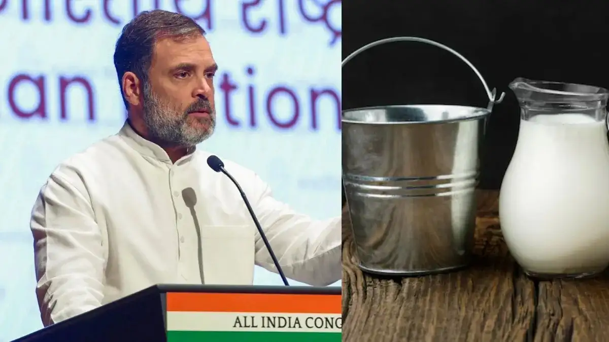 Rahul Gandhi, Bihar, milk