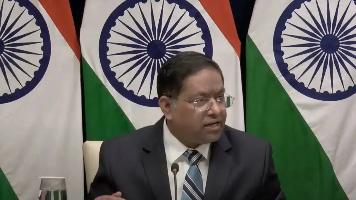 MEA spokesperson Randhir Jaiswal