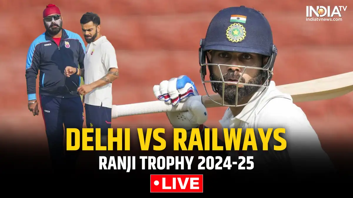 Delhi vs Railways, Ranji Trophy Day 1 Live Score and Updates