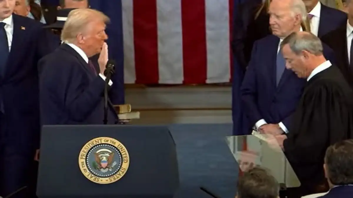 Donald Trump becomes US President