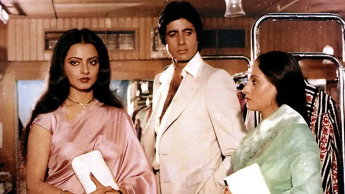 Amitabh Bachchan, Jaya and Rekha