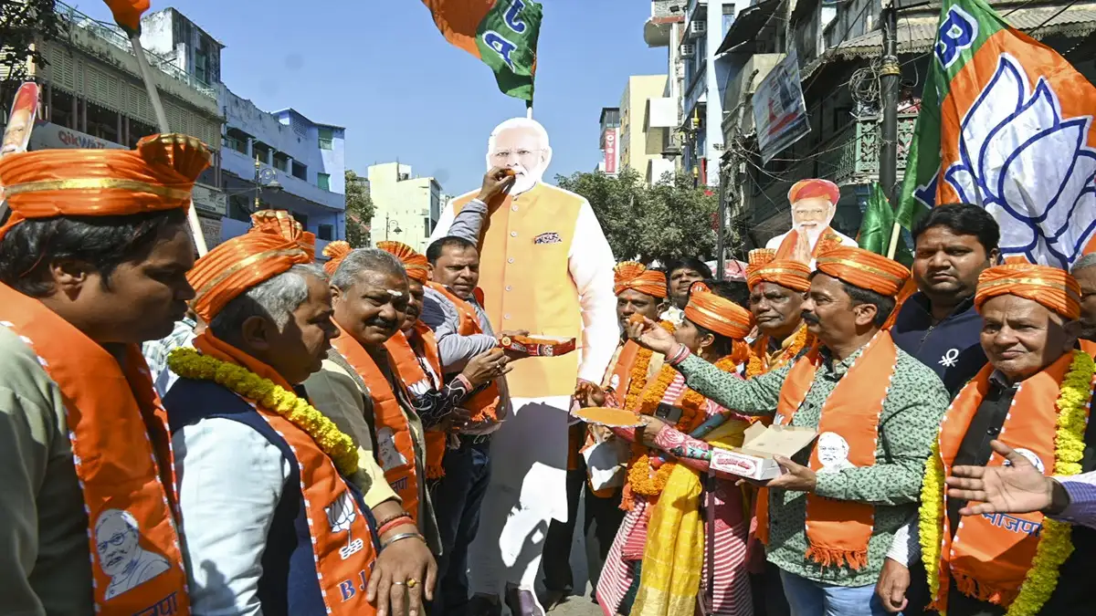 Delhi election results 2025, Delhi election result, NDA leaders congratulate BJP for registering vic