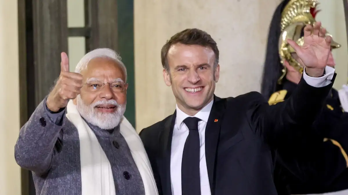 Modi con Macron