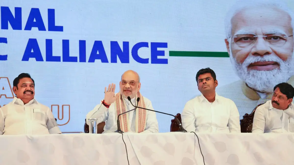BJP announces alliance with AIADMK in Tamil Nadu ahead of 2026 elections,  EPS to be CM candidate | Chennai News – India TV
