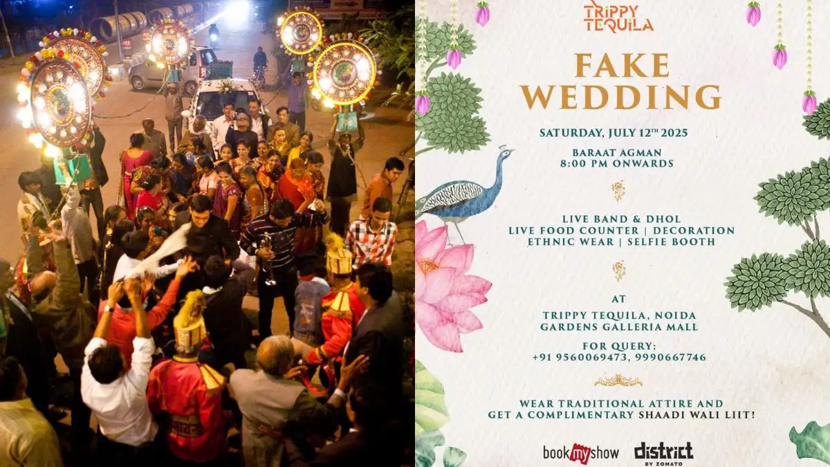 Noida's 'fake wedding' invite goes viral; no dulha, rishtedaar, just dhol,  dance and dinner, check details | Trending News – India TV