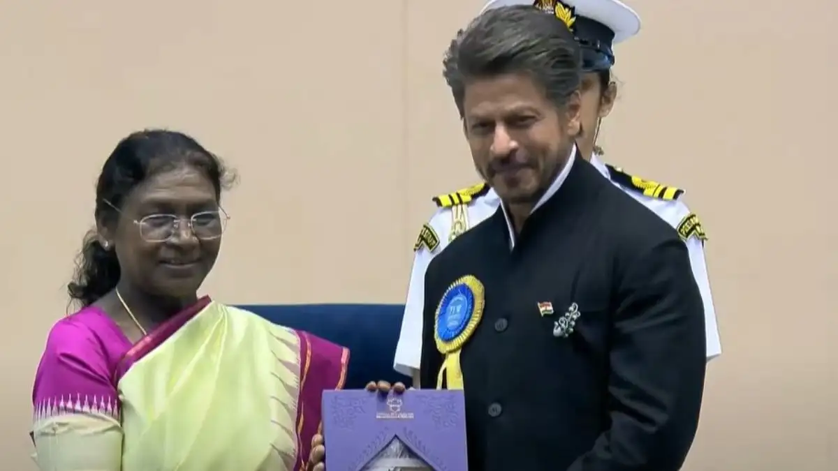 Shah Rukh Khan receives first National Film Award for Best Actor in Jawan |  Entertainment News – India TV