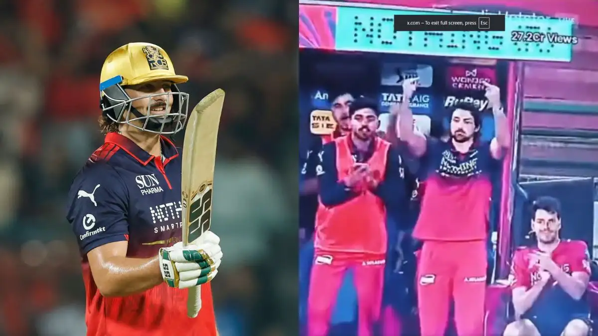 Tim David shows middle fingers to Mumbai Indians after RCB's dramatic win in Raipur | WATCH | Cricket News – India TV